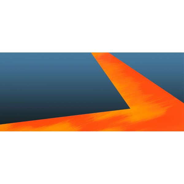 Floating Piers Nr.6 - 70 x 30 cm - 5 mm Acrylglas - Hinterglasmalerei und Digitaldruck no-img